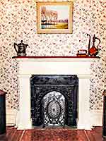 191 Charles Street - Coal Fireplace in Living Room