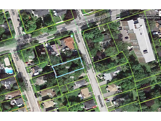 192 Burnham Street - Map Aerial View