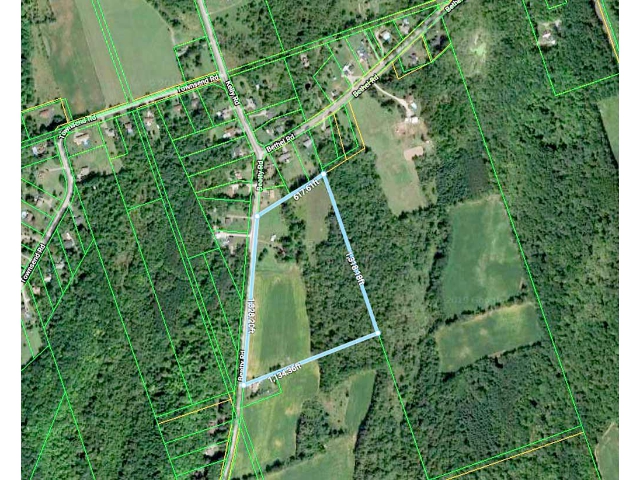 368  Beatty Road - Aerial View with Lot Lines